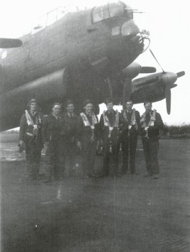 F/O Frederick Wm. Cash with RCAF 434 Bluenose Squadron crew