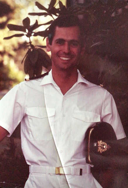 Robert Garigue in naval dress uniform